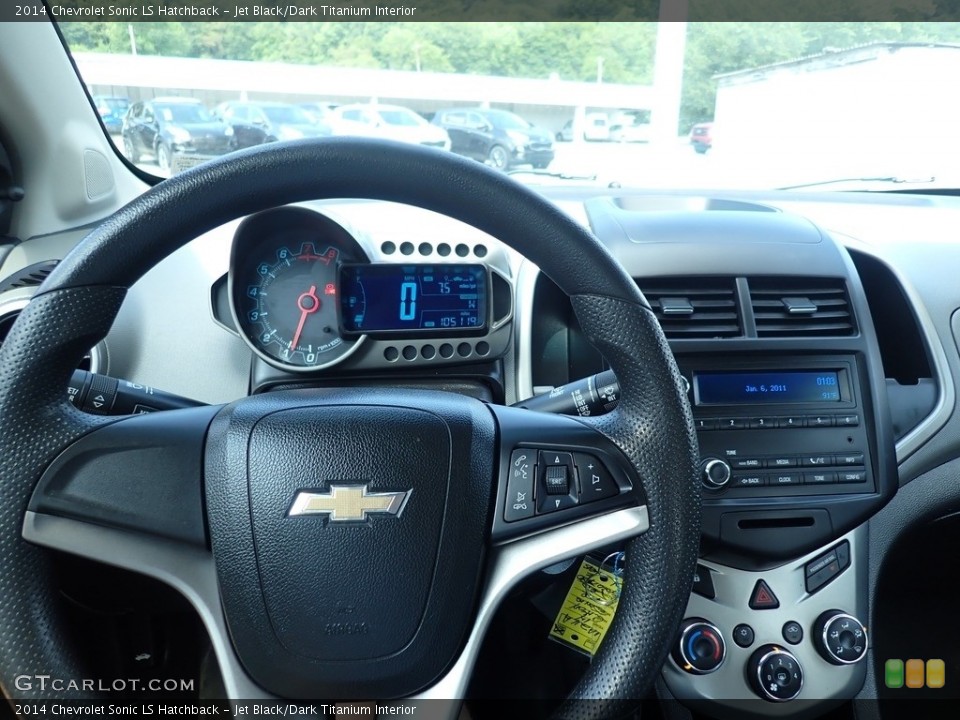 Jet Black/Dark Titanium Interior Controls for the 2014 Chevrolet Sonic LS Hatchback #142337468
