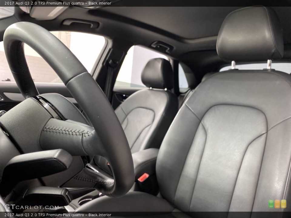 Black Interior Front Seat for the 2017 Audi Q3 2.0 TFSI Premium Plus quattro #142338001