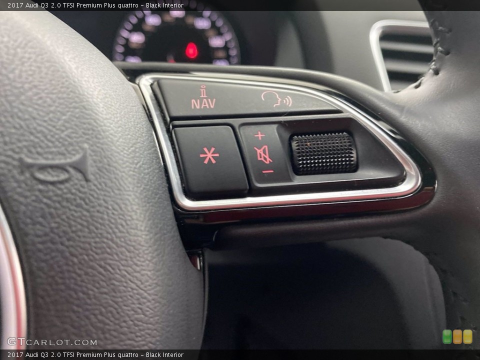 Black Interior Steering Wheel for the 2017 Audi Q3 2.0 TFSI Premium Plus quattro #142338085