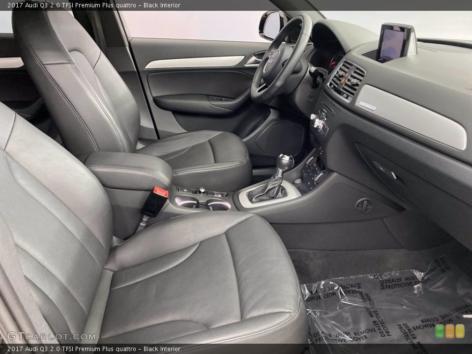 Black Interior Front Seat for the 2017 Audi Q3 2.0 TFSI Premium Plus quattro #142338394