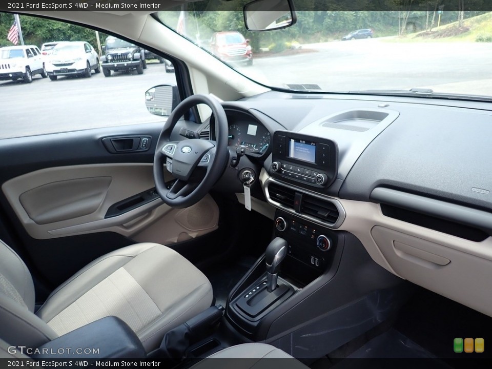 Medium Stone Interior Dashboard for the 2021 Ford EcoSport S 4WD #142342852
