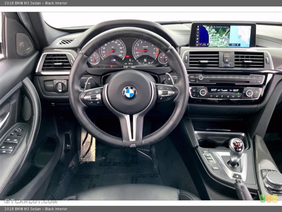 Black Interior Dashboard for the 2018 BMW M3 Sedan #142343503