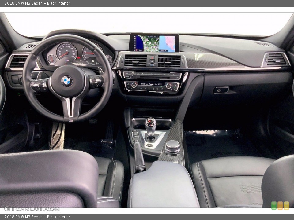Black Interior Dashboard for the 2018 BMW M3 Sedan #142343788