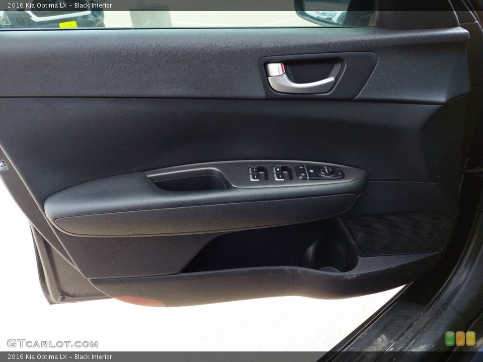 Black Interior Door Panel for the 2016 Kia Optima LX #142344598