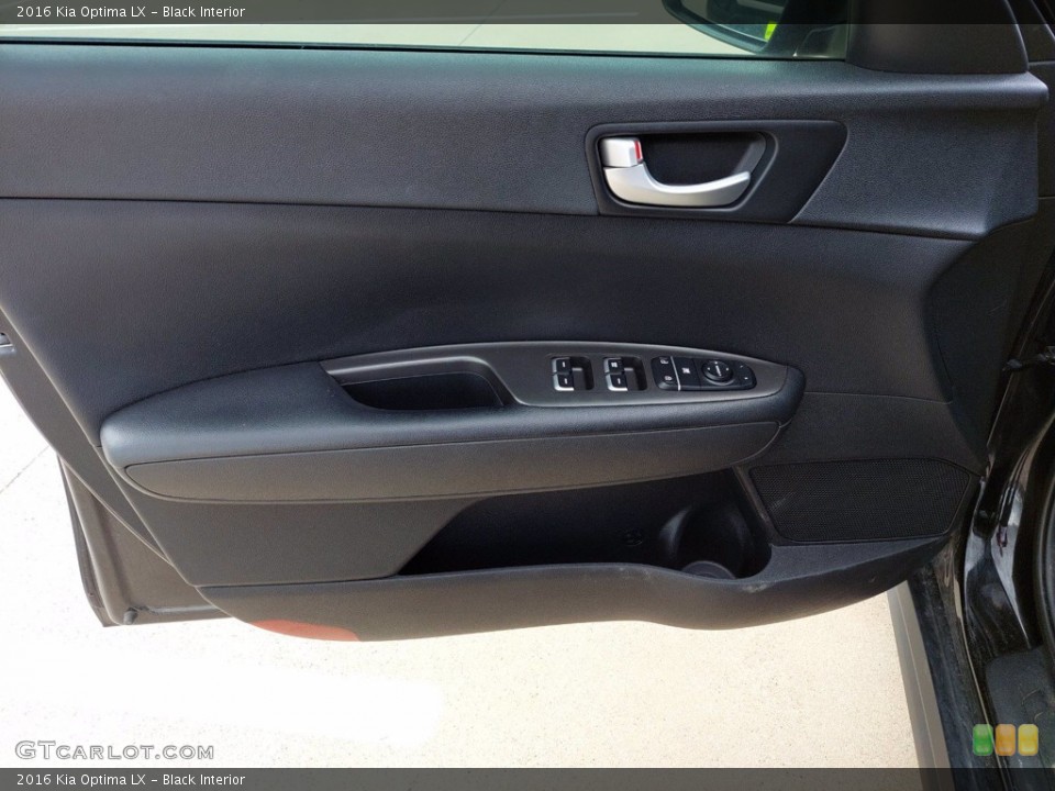 Black Interior Door Panel for the 2016 Kia Optima LX #142344880