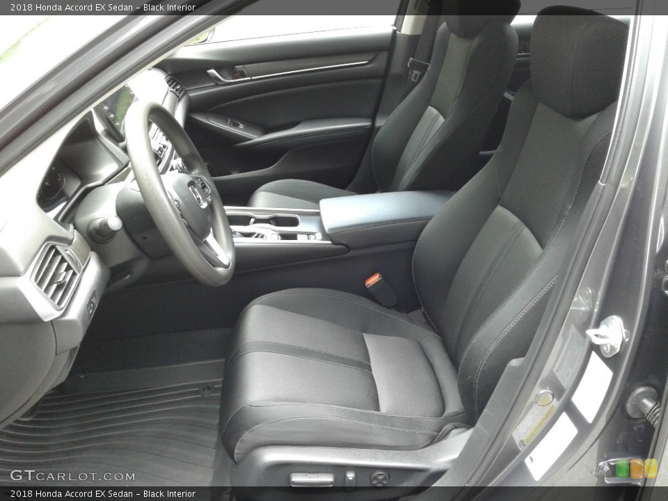 Black Interior Front Seat for the 2018 Honda Accord EX Sedan #142344904