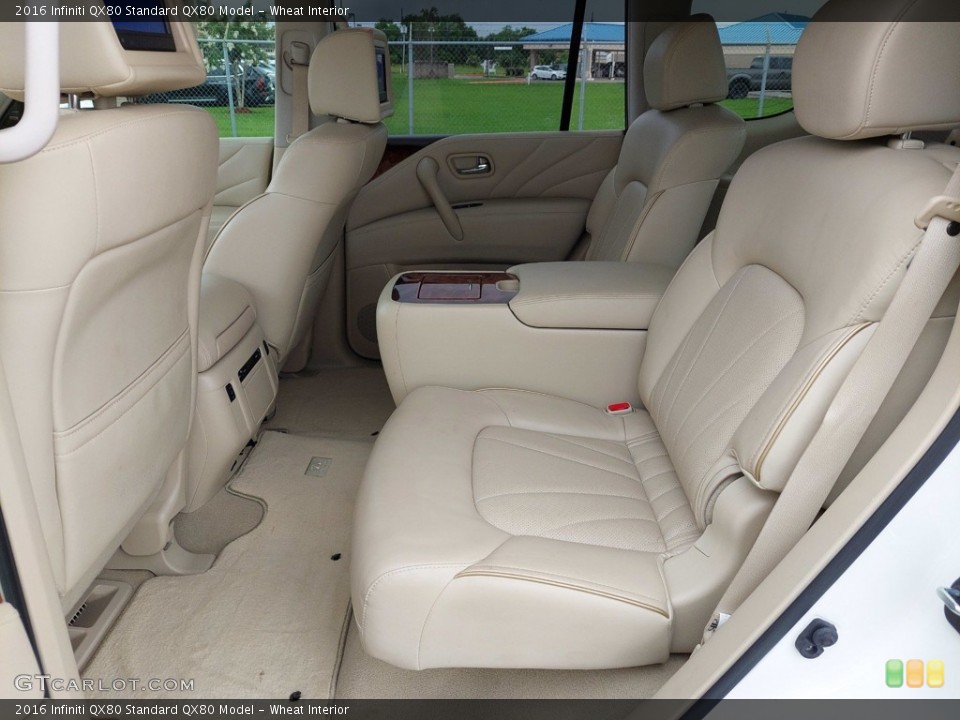 Wheat Interior Rear Seat for the 2016 Infiniti QX80  #142345366