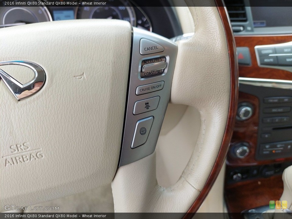 Wheat Interior Steering Wheel for the 2016 Infiniti QX80  #142345495