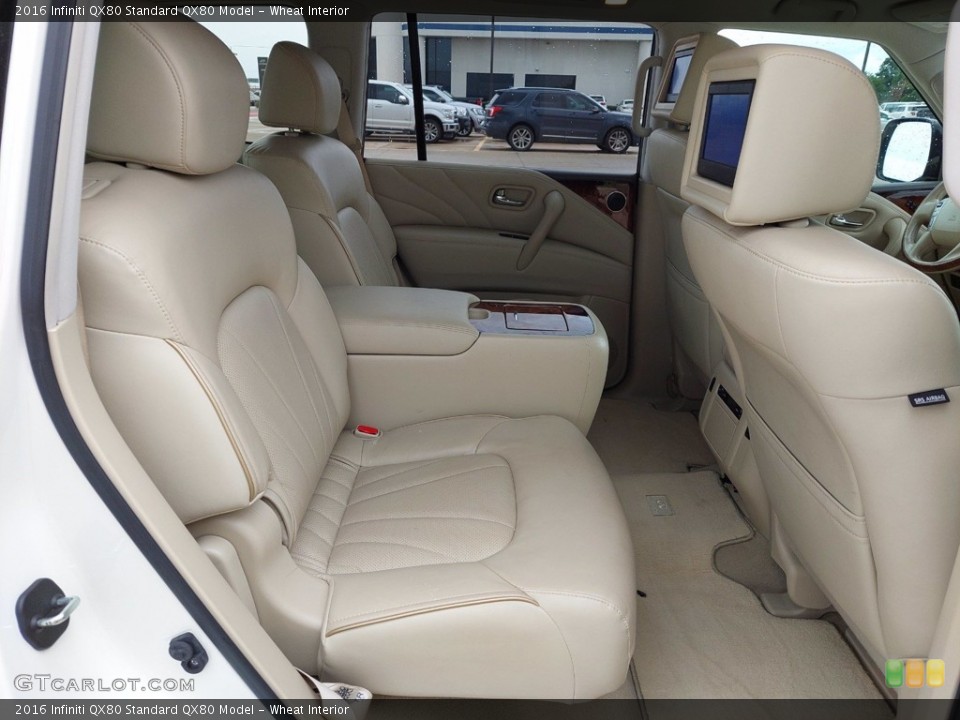 Wheat Interior Rear Seat for the 2016 Infiniti QX80  #142345699