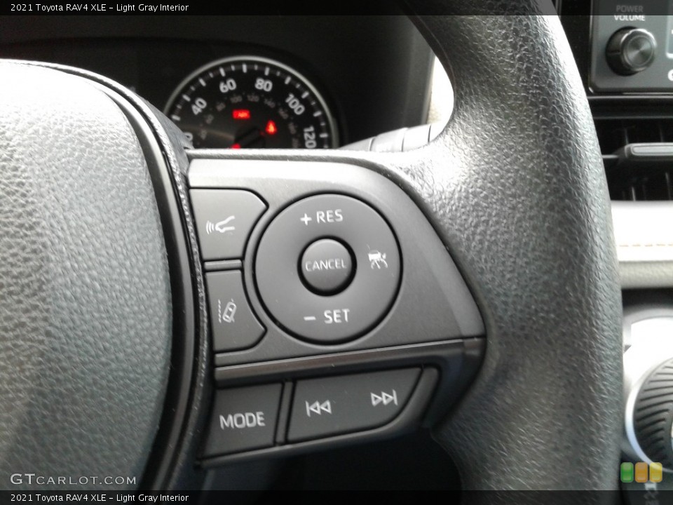 Light Gray Interior Steering Wheel for the 2021 Toyota RAV4 XLE #142346518