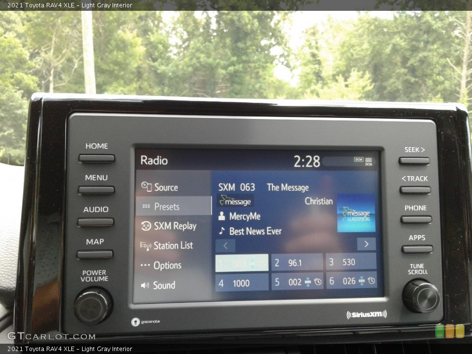 Light Gray Interior Controls for the 2021 Toyota RAV4 XLE #142346566