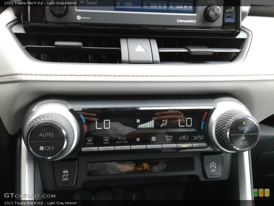 Light Gray Interior Controls for the 2021 Toyota RAV4 XLE #142346602