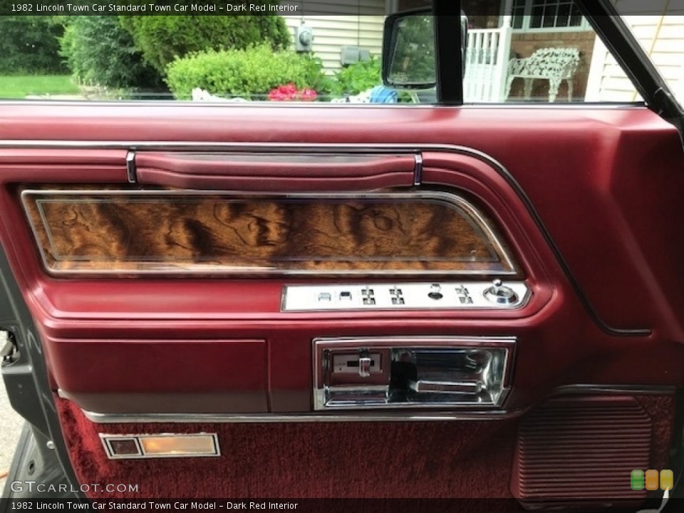 Dark Red Interior Door Panel for the 1982 Lincoln Town Car  #142346908