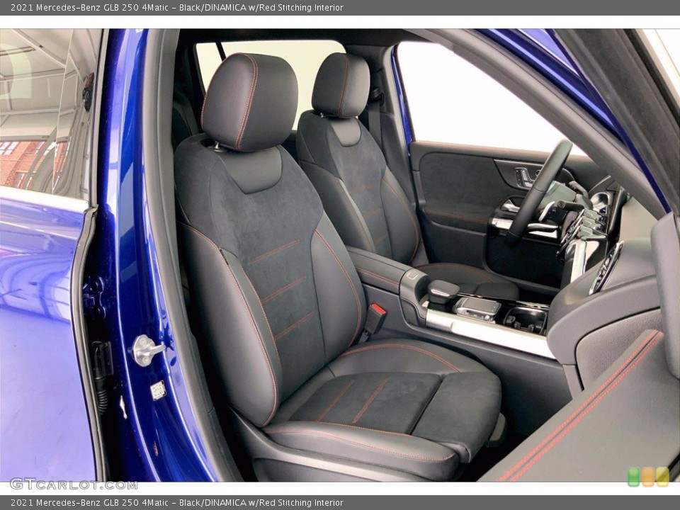 Black/DINAMICA w/Red Stitching Interior Photo for the 2021 Mercedes-Benz GLB 250 4Matic #142348822