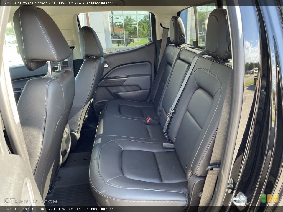 Jet Black Interior Rear Seat for the 2021 Chevrolet Colorado Z71 Crew Cab 4x4 #142351509