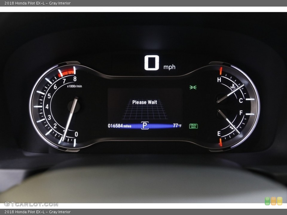 Gray Interior Gauges for the 2018 Honda Pilot EX-L #142352532