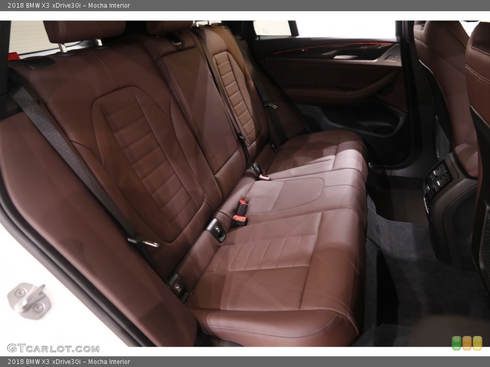 Mocha Interior Rear Seat for the 2018 BMW X3 xDrive30i #142353228