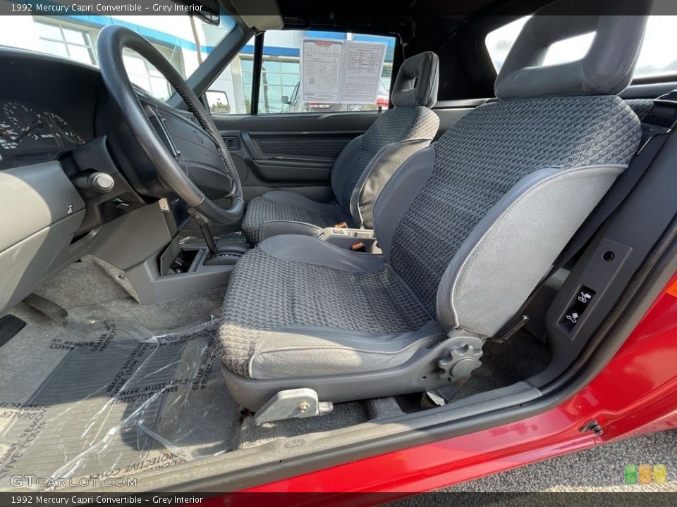 Grey 1992 Mercury Capri Interiors