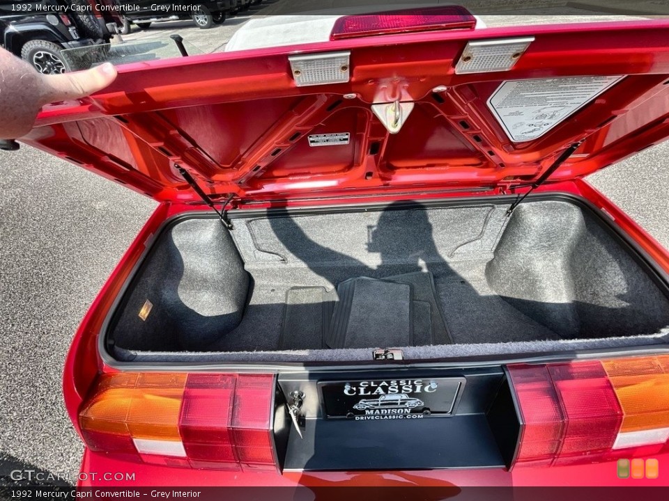 Grey Interior Trunk for the 1992 Mercury Capri Convertible #142353658