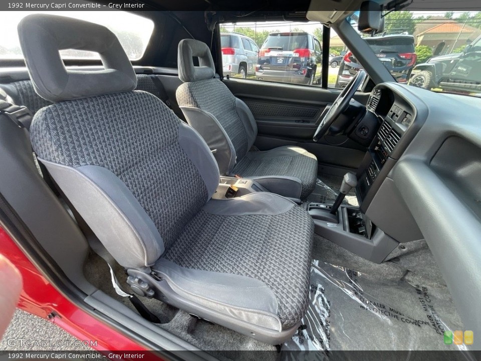 Grey Interior Photo for the 1992 Mercury Capri Convertible #142353684