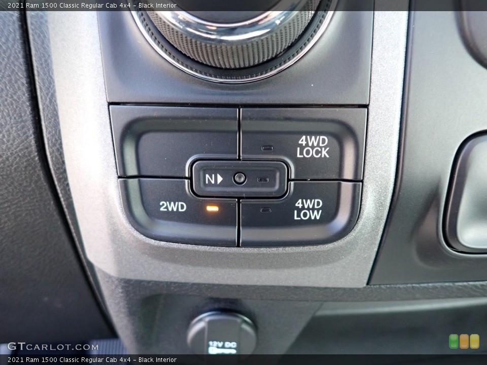 Black Interior Controls for the 2021 Ram 1500 Classic Regular Cab 4x4 #142354482