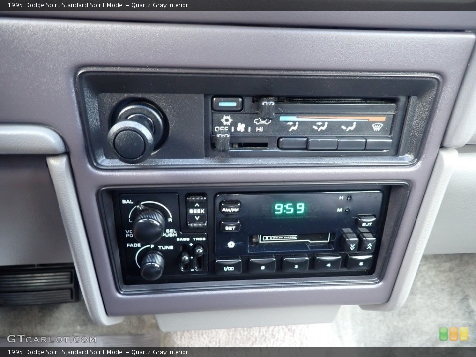 Quartz Gray Interior Controls for the 1995 Dodge Spirit  #142355526