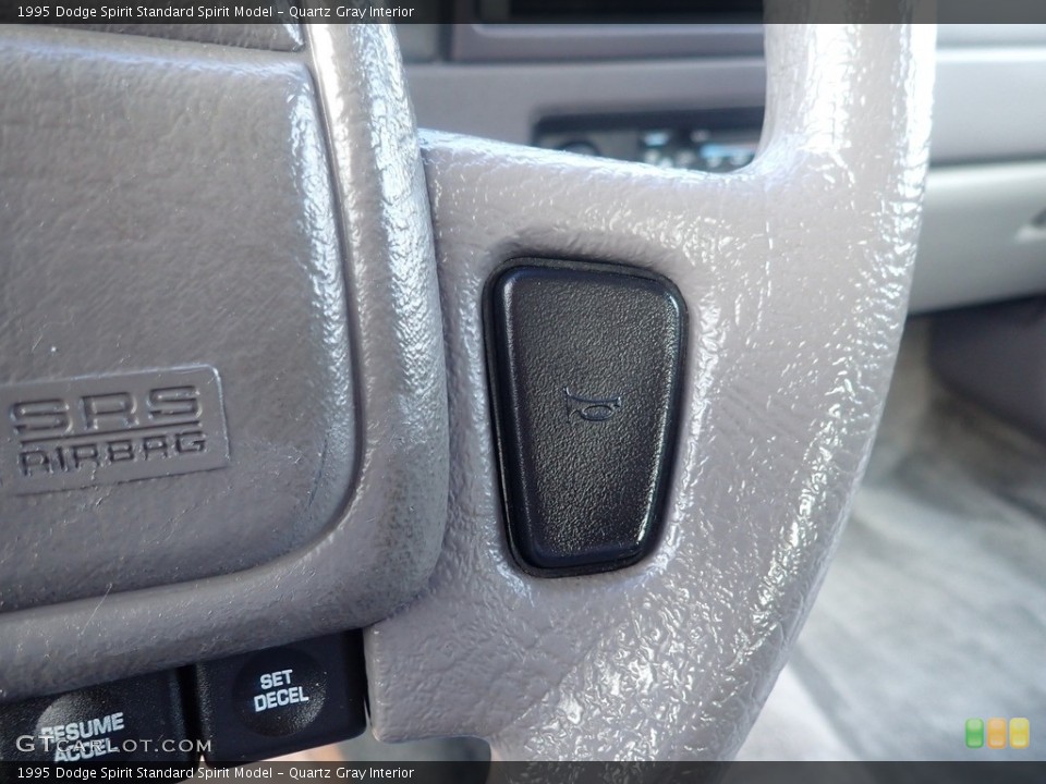 Quartz Gray Interior Steering Wheel for the 1995 Dodge Spirit  #142355580