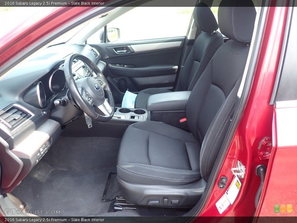 Slate Black 2016 Subaru Legacy Interiors
