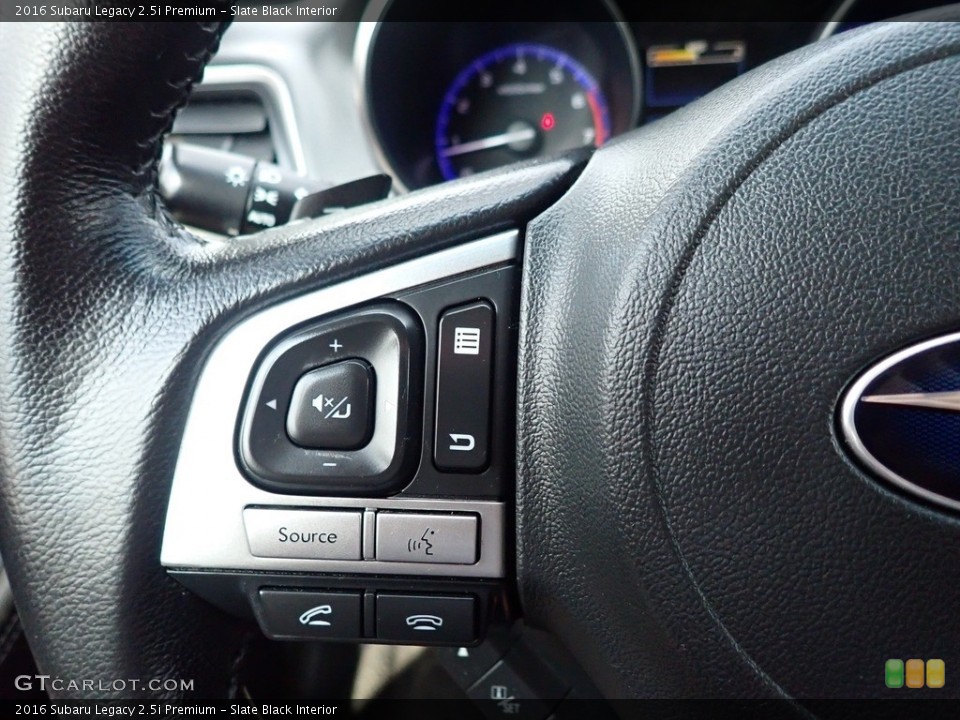 Slate Black Interior Steering Wheel for the 2016 Subaru Legacy 2.5i Premium #142356180