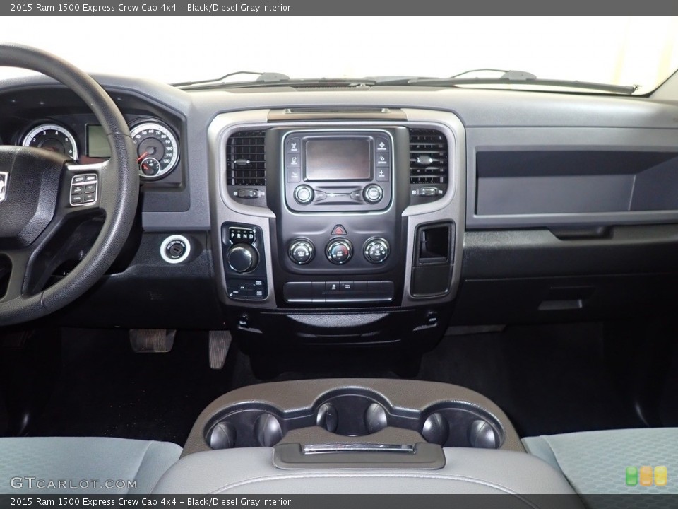Black/Diesel Gray Interior Dashboard for the 2015 Ram 1500 Express Crew Cab 4x4 #142356888