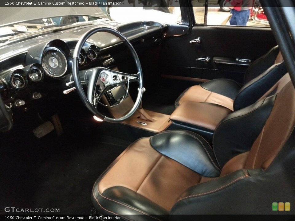 Black/Tan Interior Photo for the 1960 Chevrolet El Camino Custom Restomod #142357731