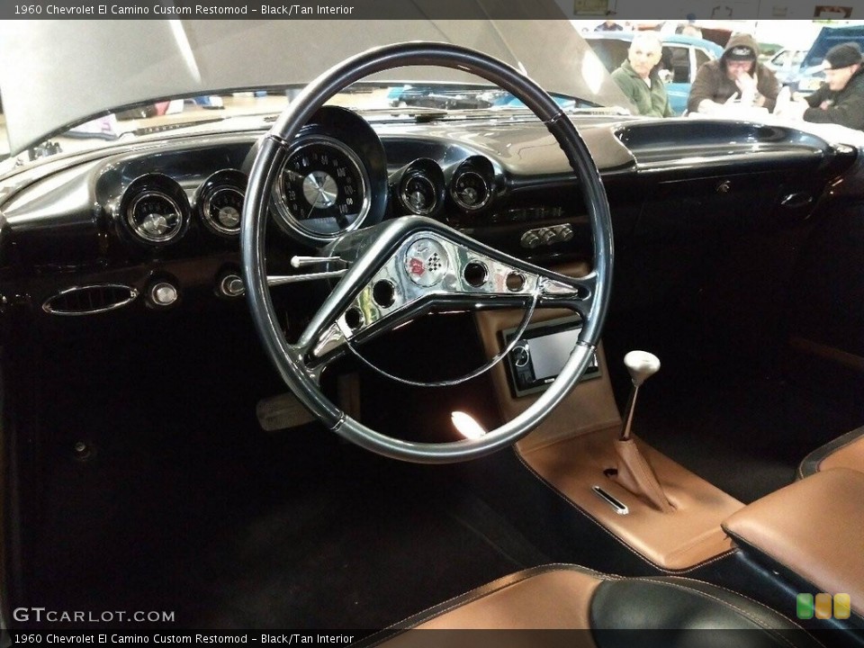 Black/Tan 1960 Chevrolet El Camino Interiors