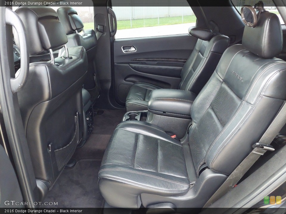 Black Interior Rear Seat for the 2016 Dodge Durango Citadel #142359885