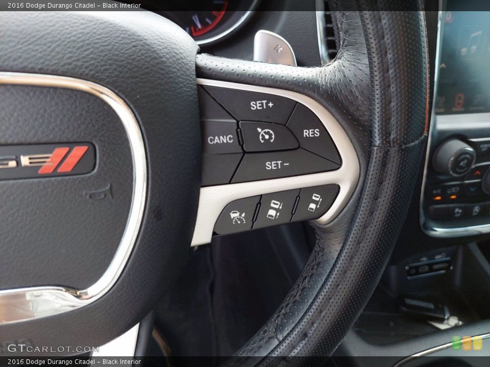 Black Interior Steering Wheel for the 2016 Dodge Durango Citadel #142359966