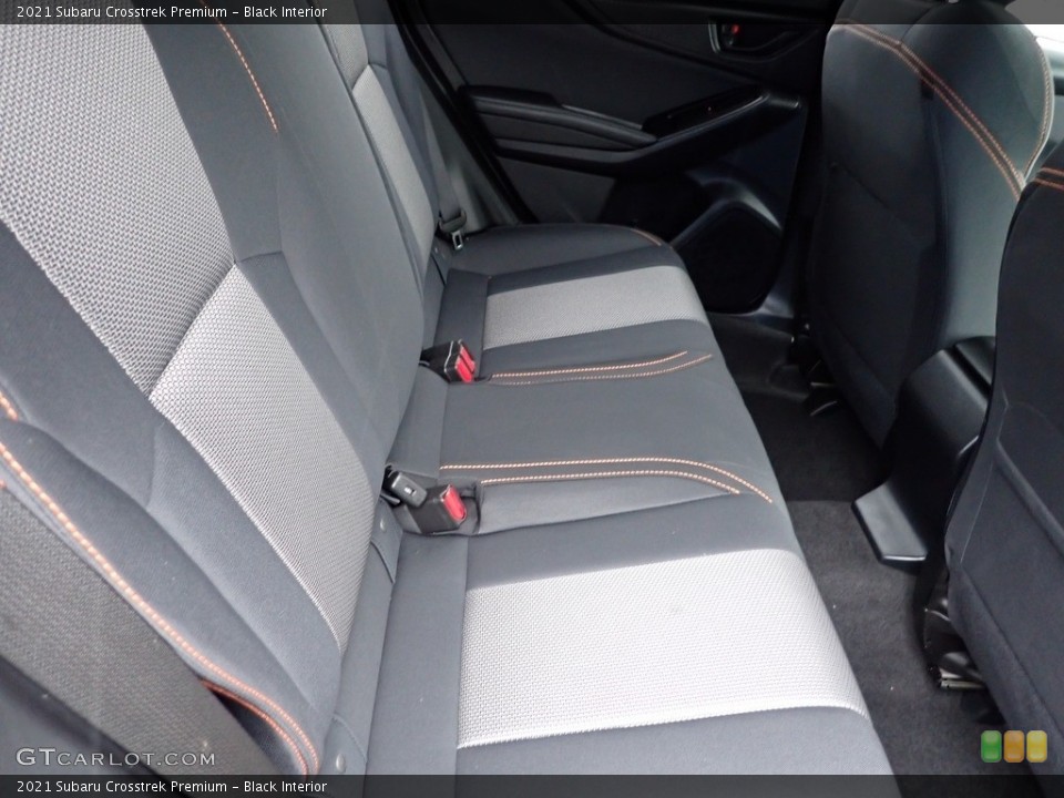 Black Interior Rear Seat for the 2021 Subaru Crosstrek Premium #142362278
