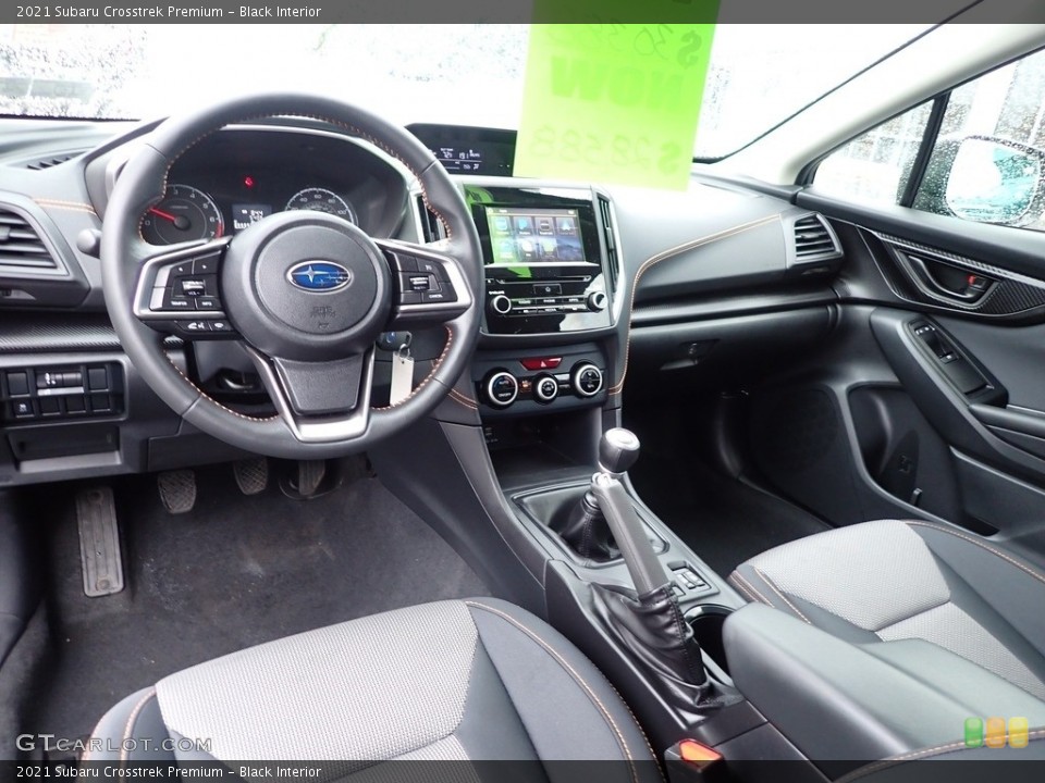 Black Interior Photo for the 2021 Subaru Crosstrek Premium #142362374