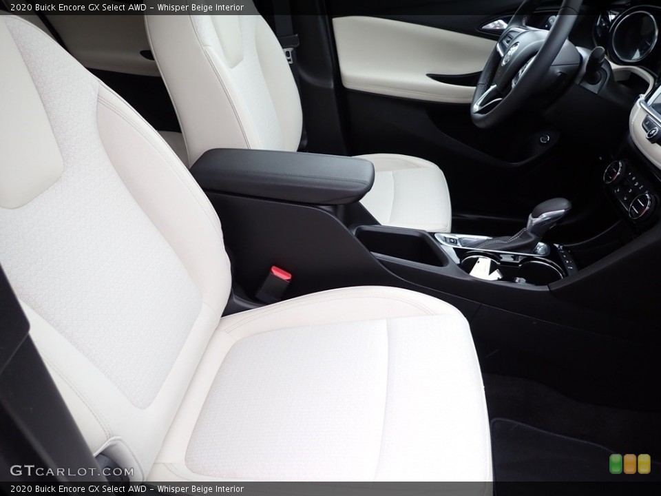 Whisper Beige Interior Front Seat for the 2020 Buick Encore GX Select AWD #142363595