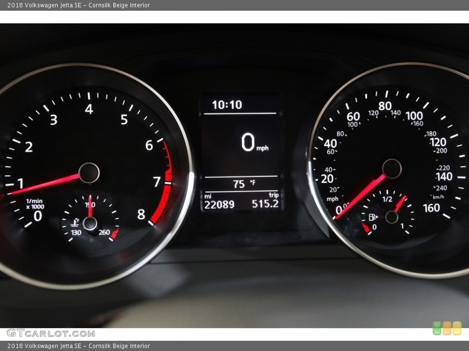 Cornsilk Beige Interior Gauges for the 2018 Volkswagen Jetta SE #142365650