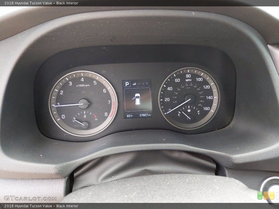 Black Interior Gauges for the 2018 Hyundai Tucson Value #142365851