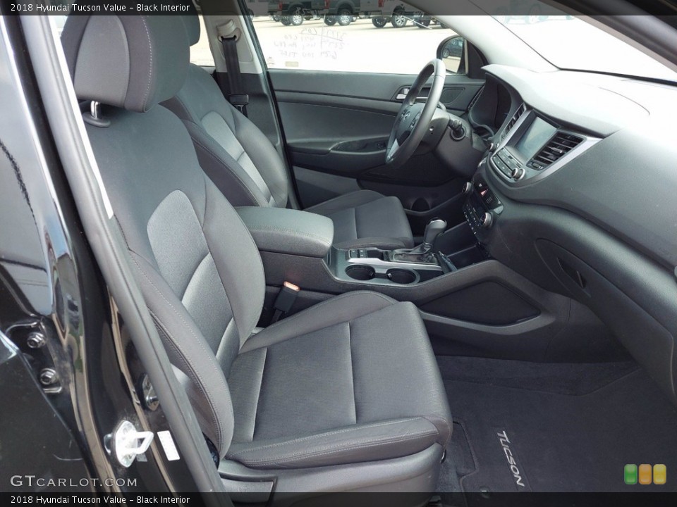 Black Interior Front Seat for the 2018 Hyundai Tucson Value #142365983