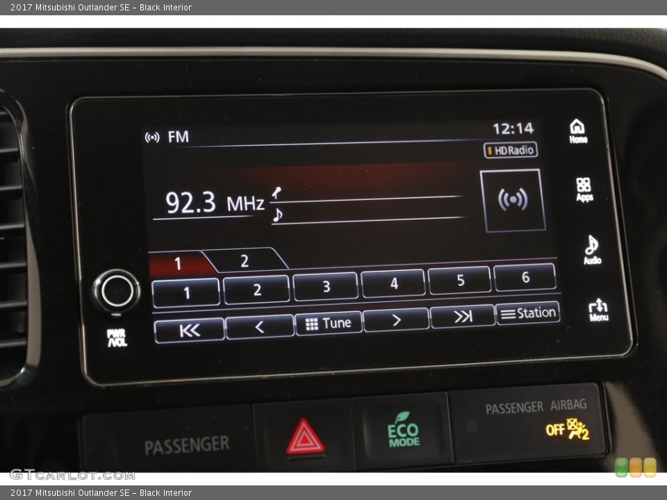 Black Interior Audio System for the 2017 Mitsubishi Outlander SE #142365989