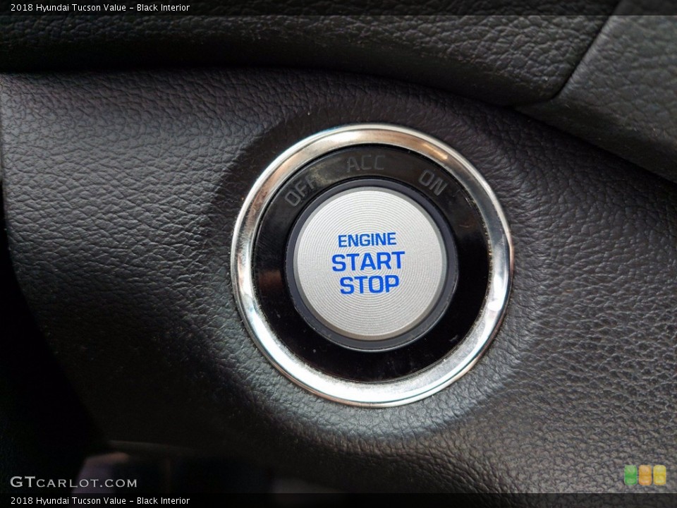 Black Interior Controls for the 2018 Hyundai Tucson Value #142366055