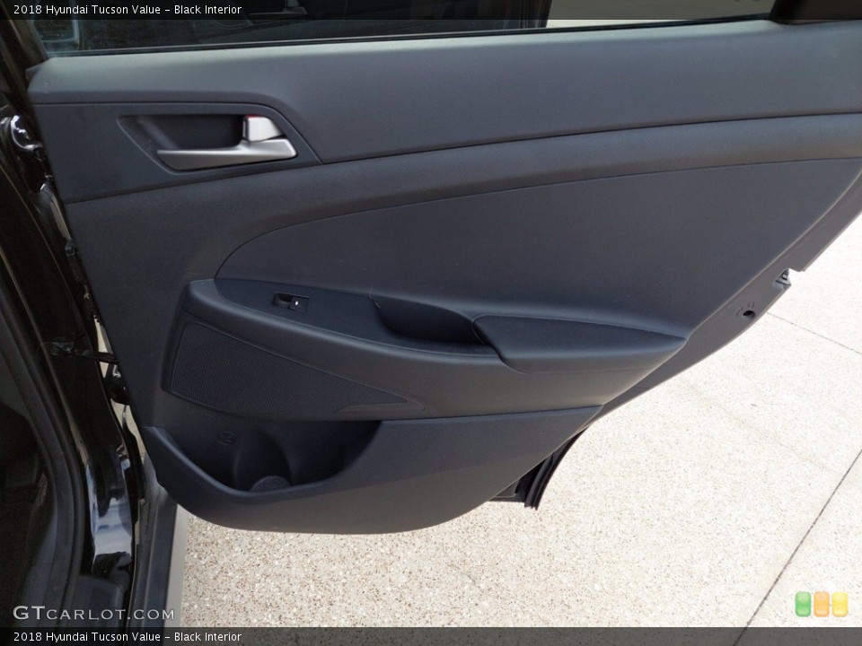 Black Interior Door Panel for the 2018 Hyundai Tucson Value #142366076