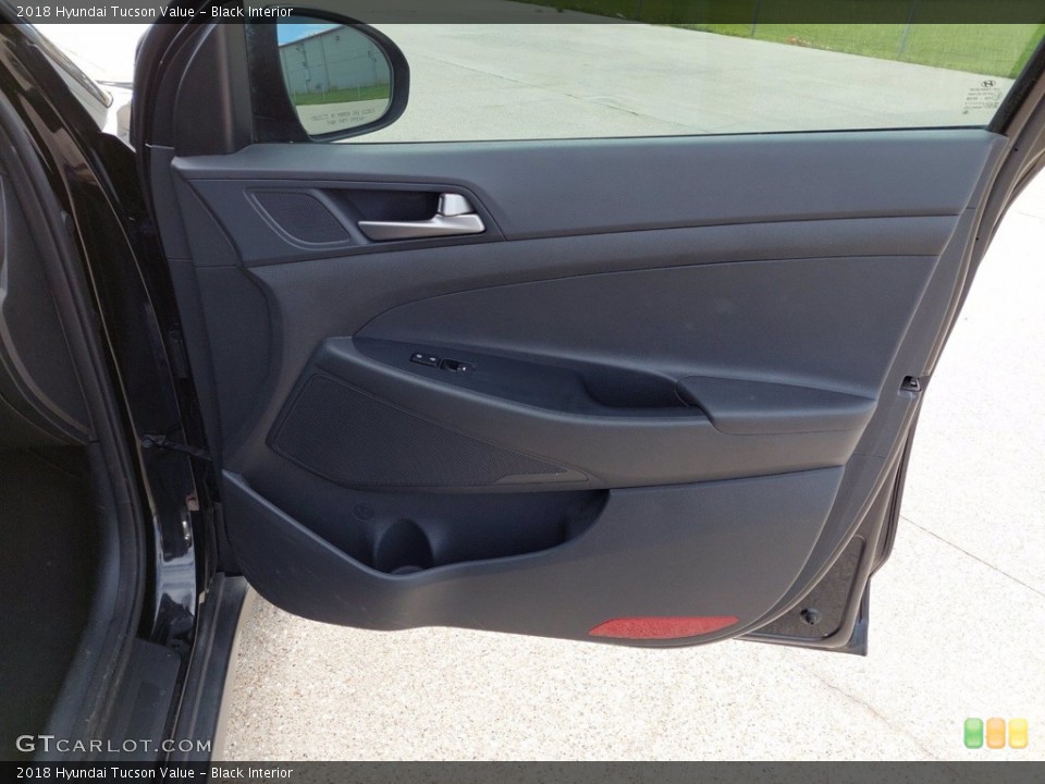 Black Interior Door Panel for the 2018 Hyundai Tucson Value #142366099