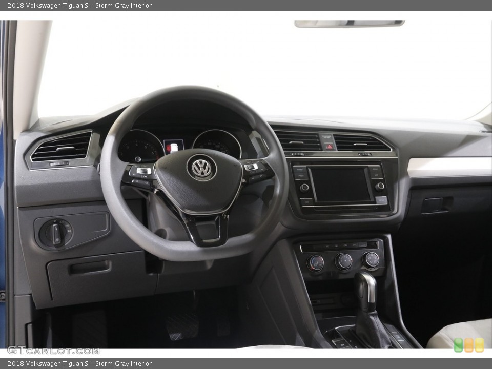 Storm Gray Interior Dashboard for the 2018 Volkswagen Tiguan S #142370590