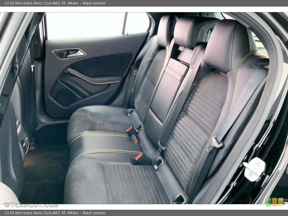 Black Interior Rear Seat for the 2018 Mercedes-Benz GLA AMG 45 4Matic #142374091