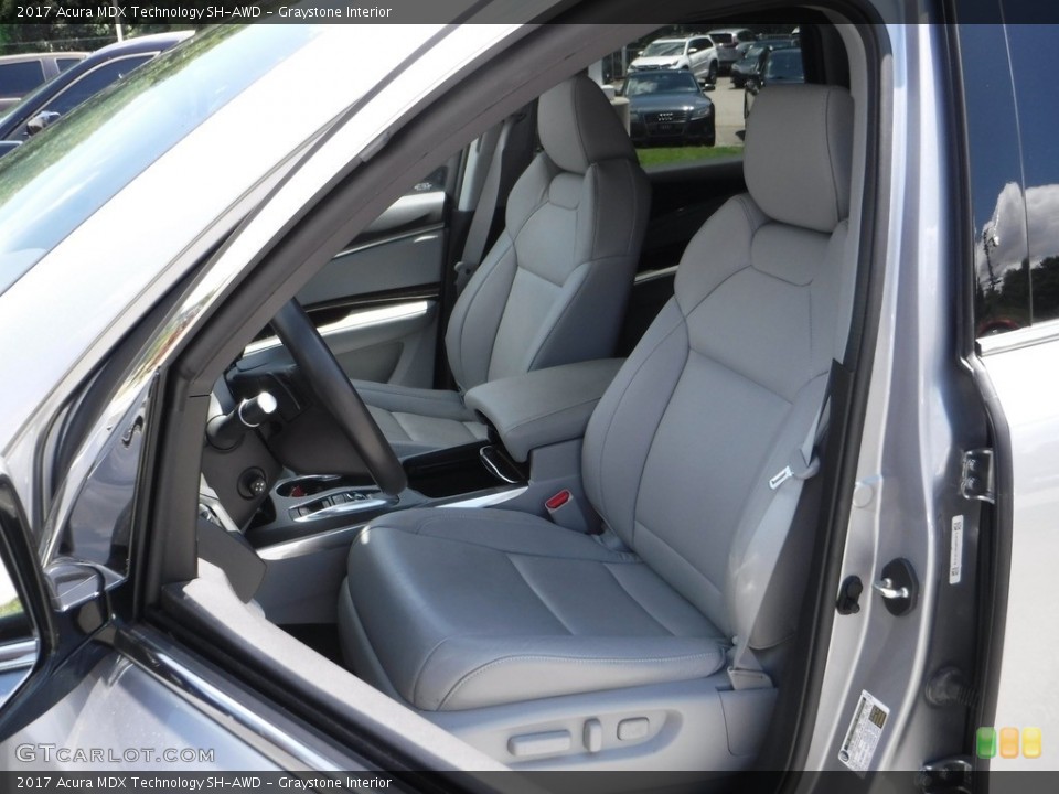 Graystone Interior Front Seat for the 2017 Acura MDX Technology SH-AWD #142374259