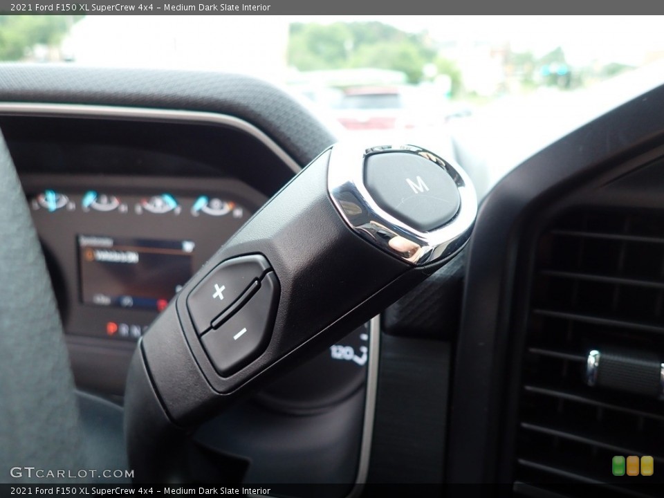 Medium Dark Slate Interior Transmission for the 2021 Ford F150 XL SuperCrew 4x4 #142374280