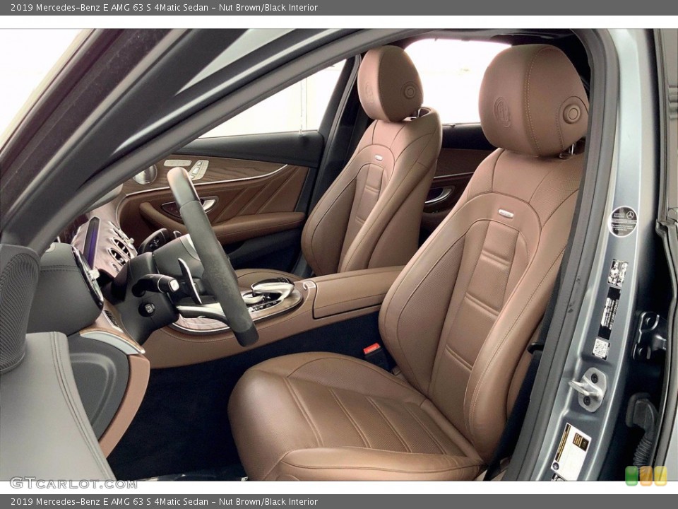 Nut Brown/Black 2019 Mercedes-Benz E Interiors