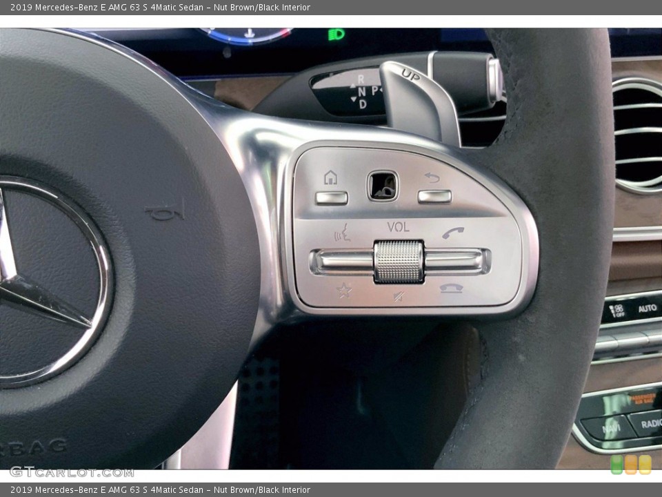 Nut Brown/Black Interior Steering Wheel for the 2019 Mercedes-Benz E AMG 63 S 4Matic Sedan #142377598
